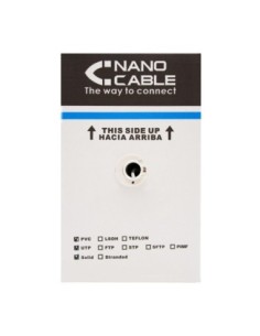 Nanocable Bobina  RJ45 CAT5E UTP Flexible 305Mts