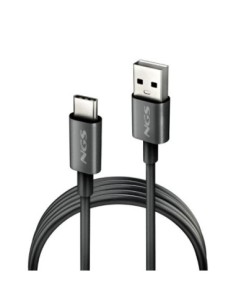 NGS CABLE CARGA RAPIDA USB-A A USB-C 1M NEGRO 2