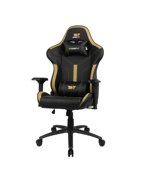 DRIFT Silla gaming DR350.Negro Dorada
