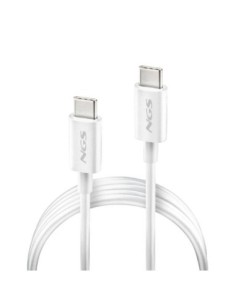 NGS CABLE CARGA RAPIDA USB-C A USB-C 1M BLANCO 2