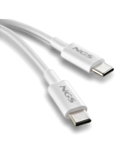 NGS CABLE CARGA RAPIDA USB-C A USB-C 1M BLANCO