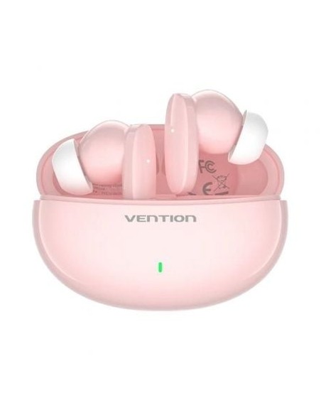 Auriculares Bluetooth Vention NBFP0 con estuche de carga/ Autonomía 7h/ Rosas