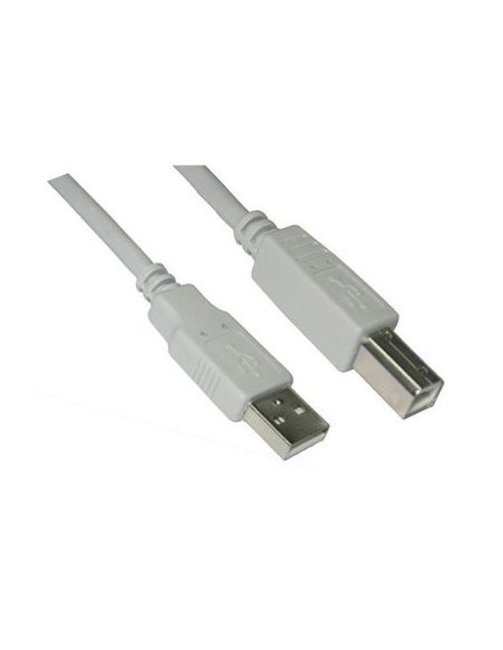 Nanocable Cable USB 2.0 A/M-B/M. Beige. 1.8 m