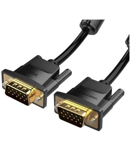 Cable VGA Vention DADBL/ VGA Macho - VGA Macho/ 10m/ Negro