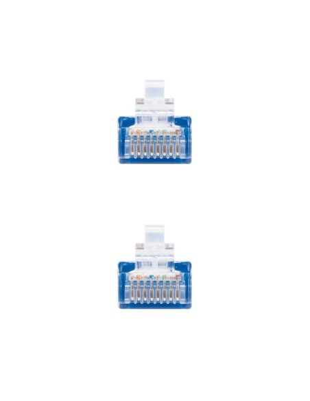 Nanocable Latiguillo Cat'6 UTP 25cm Azul