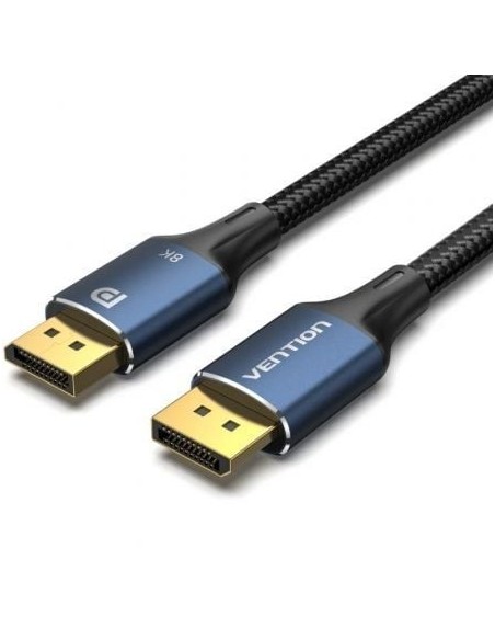 Cable Vention HCELF/ DisplayPort Macho - DisplayPort 8K Macho/ 1m/ Azul