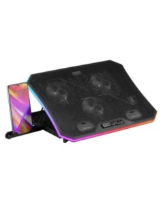 MARS GAMING Base Refrig portatil 19" +sopor movil