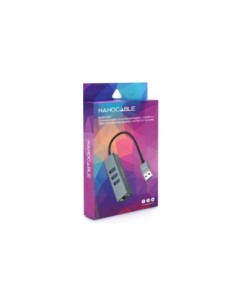 Nanocable Conversor USB 3'0 Ethernet + 3xUSB 3'0 2