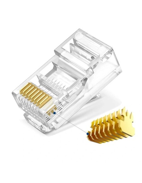Ewent Conector Modular CAT 6 U/UTP' 100pcs