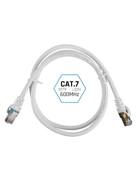 iggual Latiguillo CAT7 SFTP LSZH 3 metros blanco