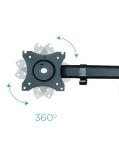 Tooq DB1327TN-B Soporte Monitor Mesa 3Brazos 13-27 2