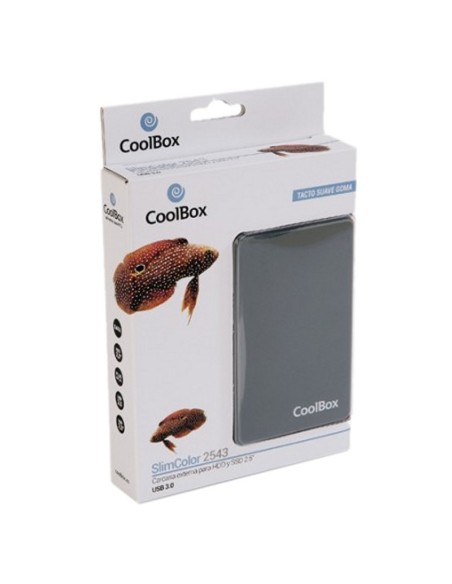 CoolBox Caja HDD 2'5" SCG2543 GRIS USB3'0 GRIS