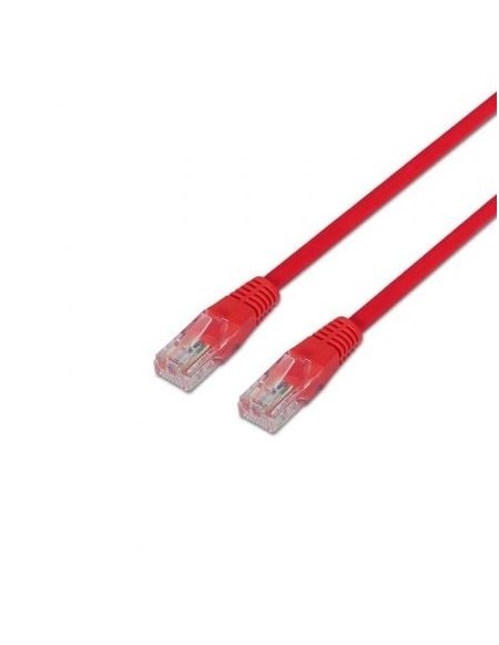 Cable de Red RJ45 UTP Aisens A135-0237 Cat.6/ 50cm/ Rojo