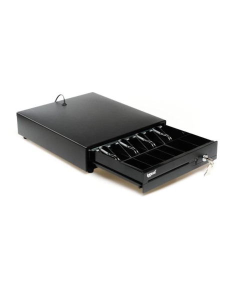 iggual Cajón Portamonedas IRON-10 38cm 4+6 negro