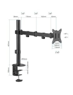 iggual SPM01 Soporte pinza 1 monitor 17"-32" 2