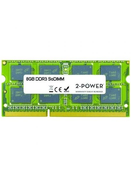 Memoria RAM 2-Power MultiSpeed 8GB/ DDR3L/ 1066/ 1333/ 1600MHz/ 1.35V/ CL7/9/11/ SODIMM