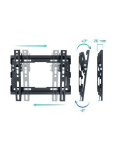 Tooq Soporte pared LP1044T-B incl pantallas 23-43" 2
