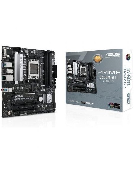 Placa Base Asus Prime B650M-A II-CSM/ Socket AM5/ Micro ATX