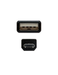 Nanocable Cable USB 2'0 A/M Micro USB B/M 0'8 M 2