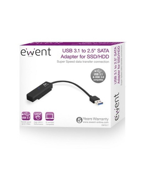 Ewent Cable USB 3'1 Adp Sata 2'5"SSD/HD