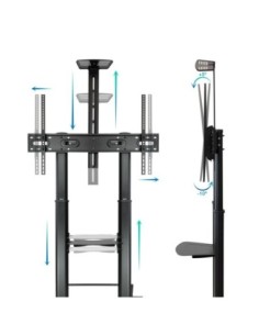 Tooq FS20400HM-B Soporte suelo 60"-100" regulable 2