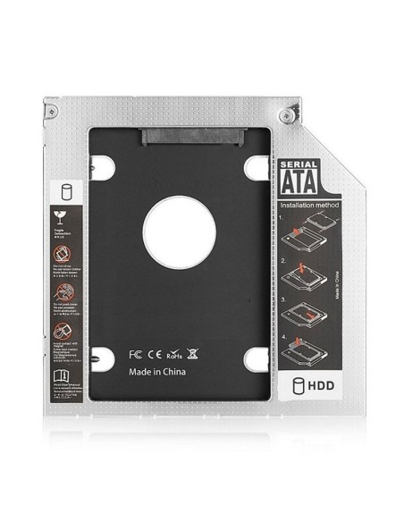 EWENT ADAP'HDD/SSD SATA PARA UNIDAD ÓPTICA 9'5mm