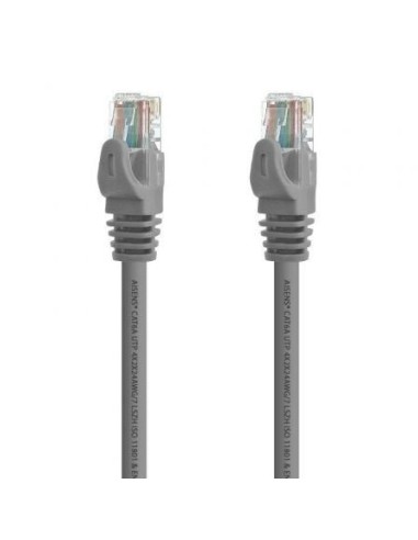 Cable de Red RJ45 UTP Aisens A145-0327 Cat.6A/ 2m/ Gris