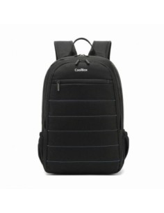 Coolbox Mochila Portatil 15.6" Negro - Impermeable