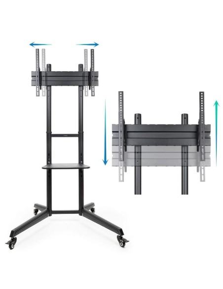 Tooq FS1170M-B Soporte suelo ruedas Ramsés 37"-70"