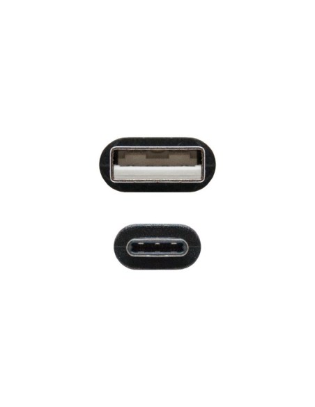 Nanocable Cable USB 2'0 3A Tipo USB-C/M-A/M 1 M