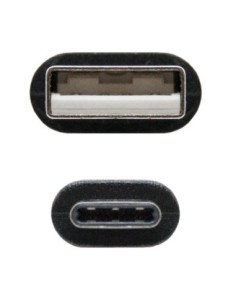 Nanocable Cable USB 2'0 3A Tipo USB-C/M-A/M 2 M 2
