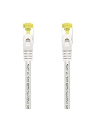 Cable de Red RJ45 SFTP Aisens A146-0491 Cat.7/ 2m/ Blanco