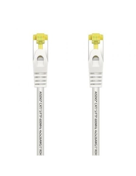 Cable de Red RJ45 SFTP Aisens A146-0491 Cat.7/ 2m/ Blanco