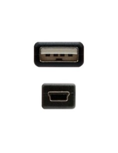 Nanocable Cable USB 2'0' A/M-Mini B/M' negro' 0'5m 2