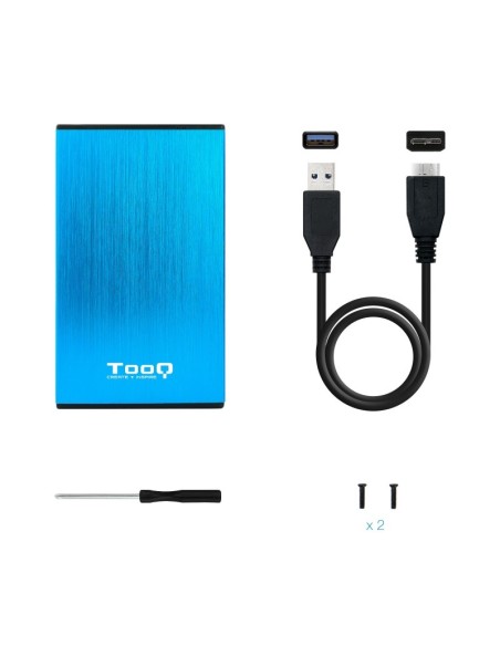 Tooq TQE-2527BL Caja HDD 2.5" USB 3.1 Gen1/USB 3.0