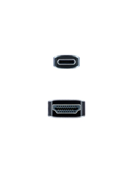 Nanocable Cable Conversor USB-C/M a HDMI/M 1'8 M
