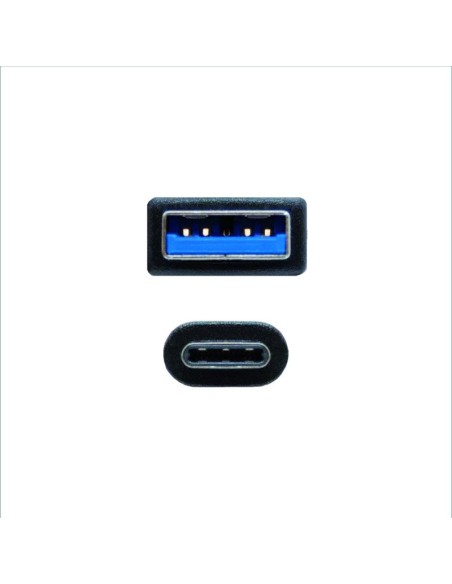 Nanocable Cable USB 3'1 Gen2 USB-C/M-A/M 0'5 M