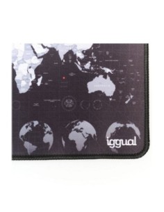 iggual Alfombrilla mapamundi ratón 30x25 cm 2