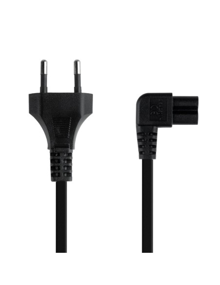 Nanocable Cable Alim' forma 8 Acodado CEE7/C7 1'8m