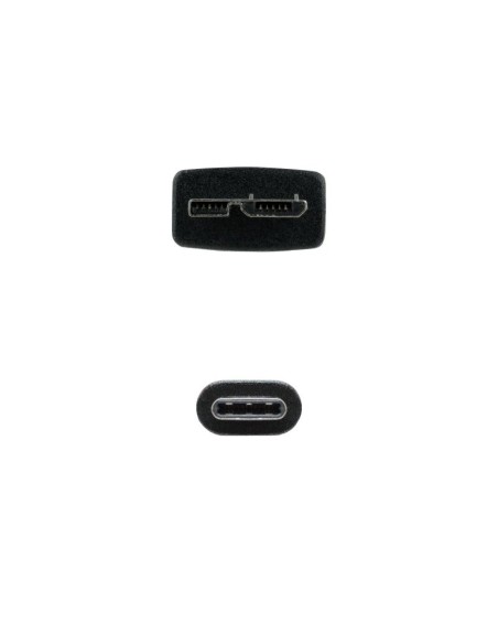 Nanocable Cable USB 3'0' USB-C/M-Micro B/M 1 m