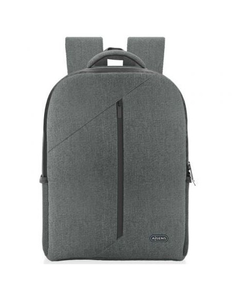 Mochila Aisens Premium ASBG-BP084-GR para Portátiles hasta 15.6'/ Gris