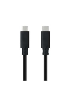 Nanocable Cable USB 3'1GEN2 5A USB-C/M-M 1'5 M