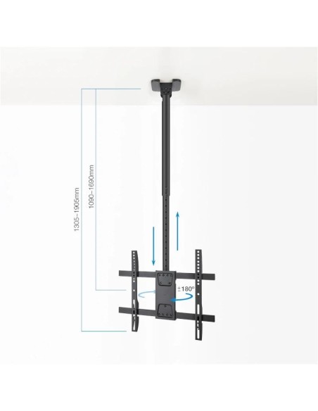 Tooq LPCE1175TSLI-XL-B Soporte techo TV 32"-75"