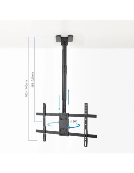 Tooq LPCE1186TSLI-B Soporte techo TV 43"-86"