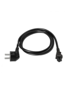 Aisens Alimentación Trébol CEE7/M-C5/H negro 1'5m