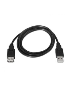 Aisens Cable USB 2'0 Tipo A/M-A/H negro 1'8m
