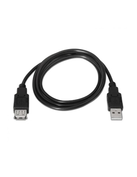 Aisens Cable USB 2'0 Tipo A/M-A/H negro 1'8m
