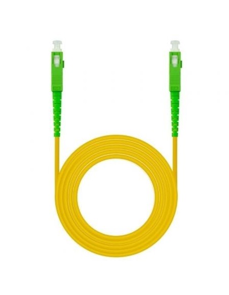 Cable de Fibra Óptica G657A2 Nanocable 10.20.0002/ LSZH/ 2m/ Amarillo