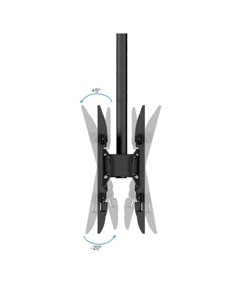 Tooq LPCE2286TSLI-XL-B Soporte techo 2 TV 43"-86"