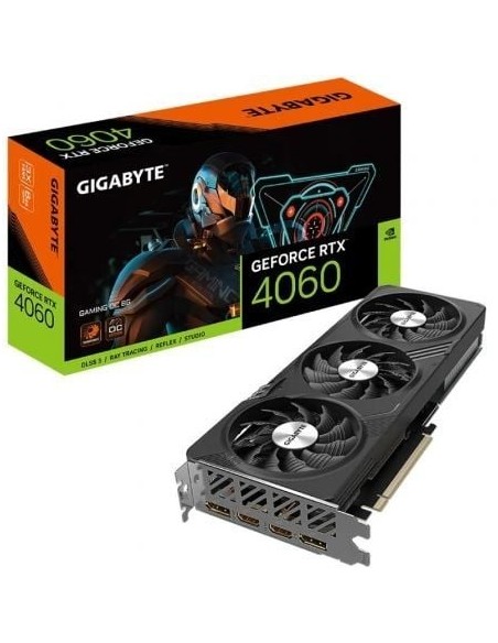 Tarjeta Gráfica Gigabyte GeForce RTX 4060 GAMING OC 8G/ 8GB GDDR6